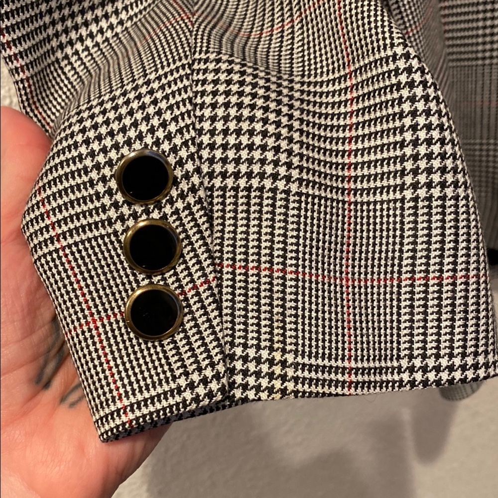 🖤90s houndstooth Blazer - Picture 3 of 5